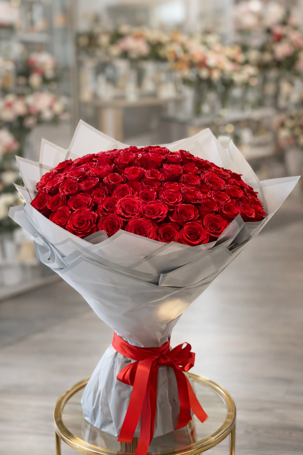 Cloud Nine Flower Bouquet | 49-101 Roses | Anniversary | Birthday | Valentine's Day | Wedding | Gift