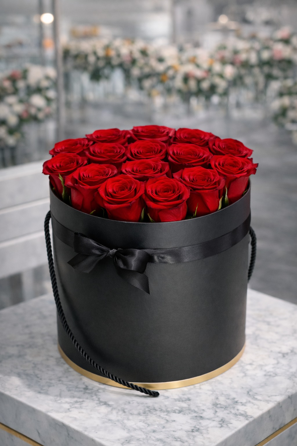Emma Flower Box | 11–25 Roses | Anniversary | Romance | Valentine's Day | Gift of Love | Special Occasions