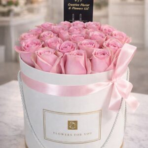 Emma (Pink) Flower Box | Anniversary | Baby Girl | Baby Shower | New Born | Valentine's Day | Gift