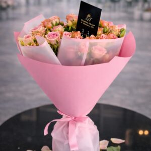 Shades Of Spray Flower Bouquet | 13–23 Roses | Anniversary | Friendship | Special Occasions | Gift