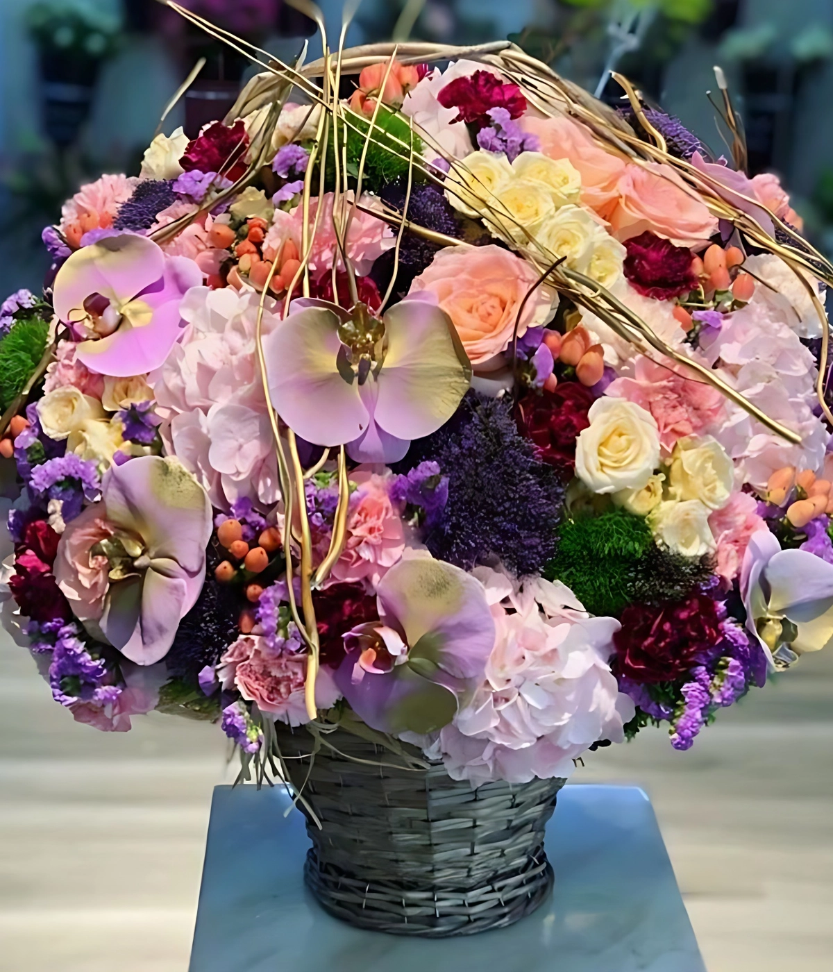 Blissful Flower Basket