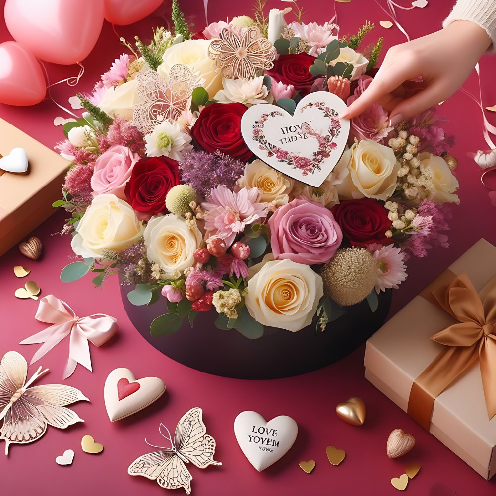 Valentine's Day Flowers in Dubai Best Gift Idea