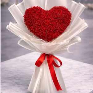 Red Floral Sprayed Gypso Arrangement | Gypso | Anniversary | Valentine's Day | Romance | Gift