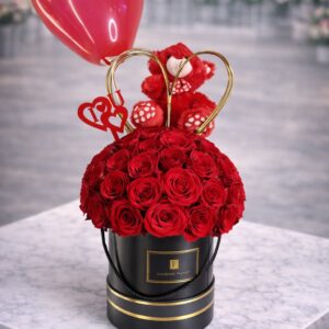 Emma with Heart | 19–45 Roses | Anniversary | Valentine's Day | Romance | Gift