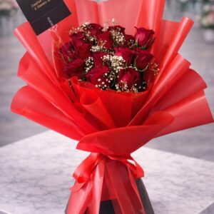 Red Beauty Bouquet | 17–49 Roses | Anniversary | Valentine's Day |  Romance | Gift