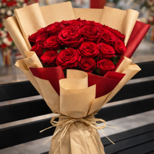 Red Velvet | Red Rose Bouquet | Valentines