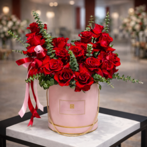 Regal Rose Box Arrangement|Valentines|19-27 Rose